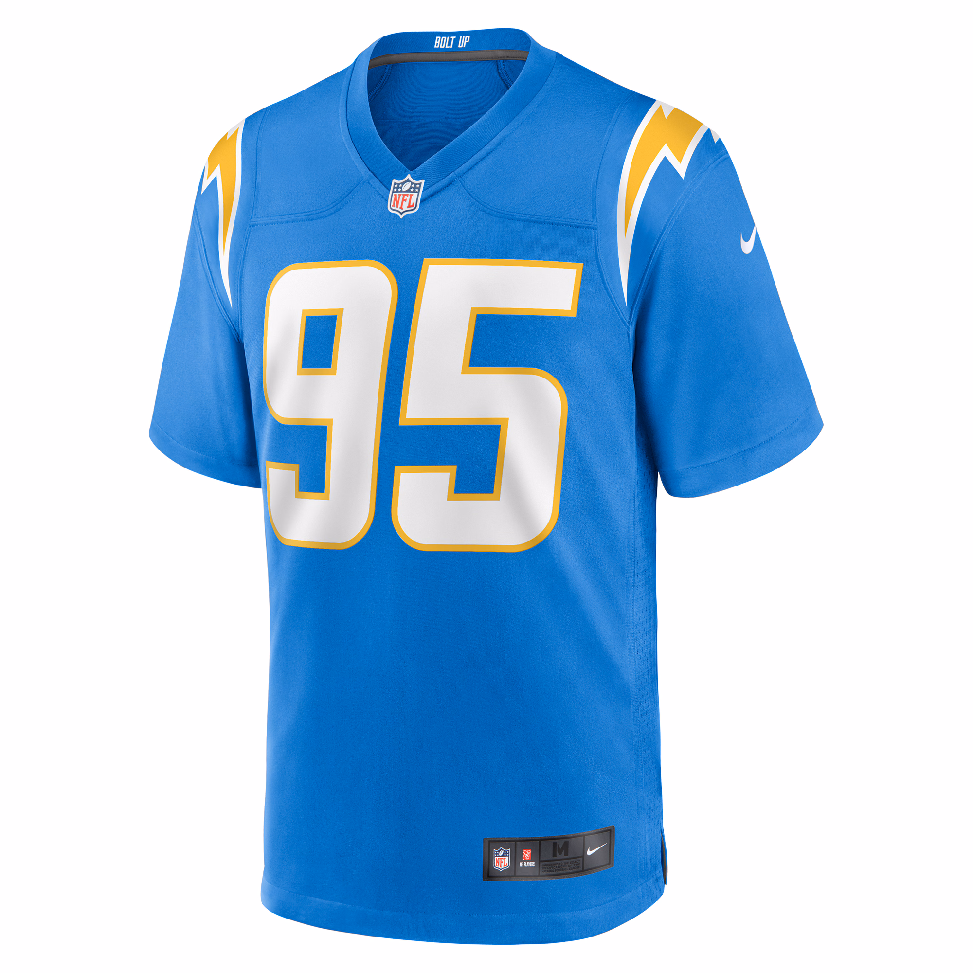 Men's Los Angeles Chargers Nicholas Williams  Powder Blue Team Game Jersey