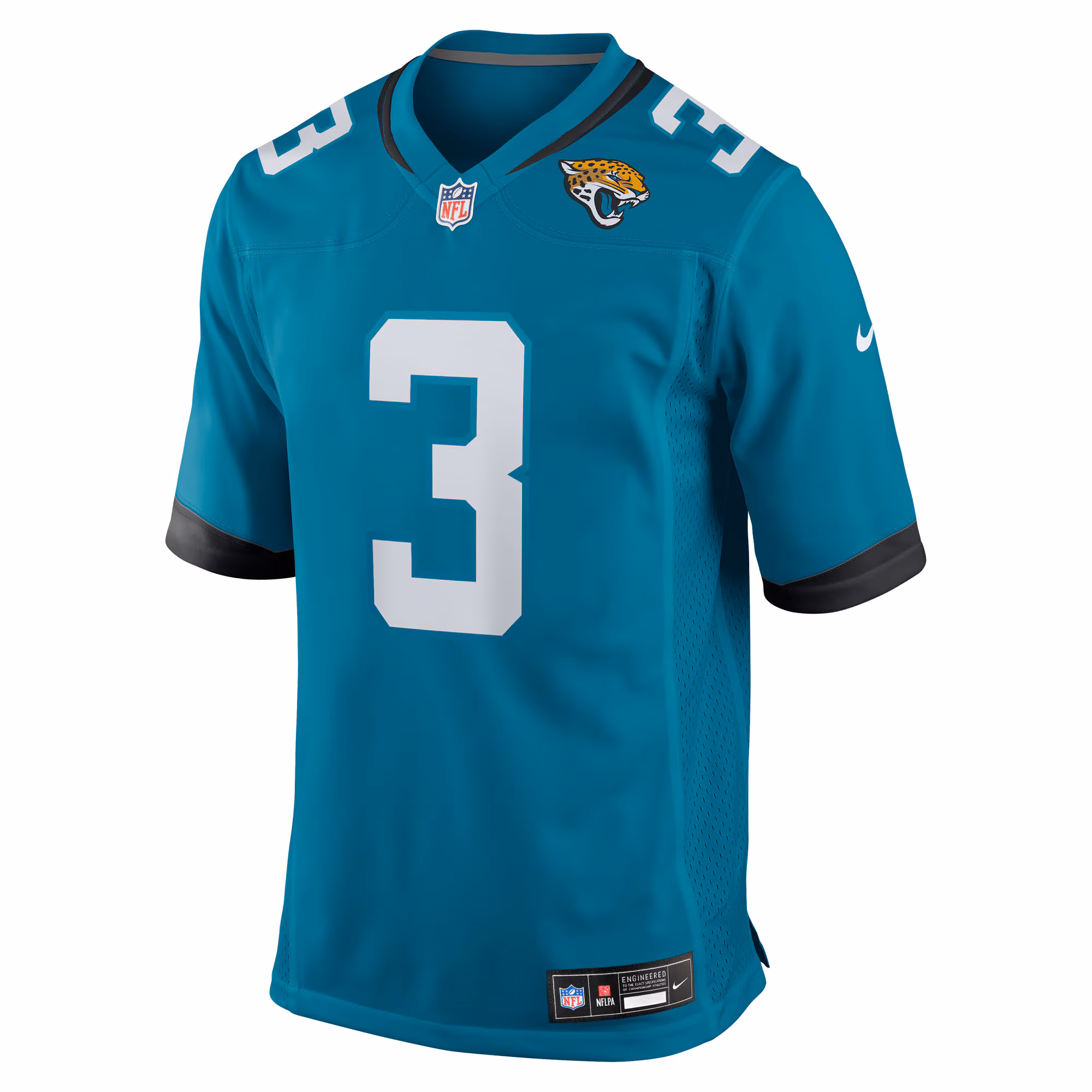 Men's Jacksonville Jaguars Jakobi Meyers  Teal Team Game Jersey
