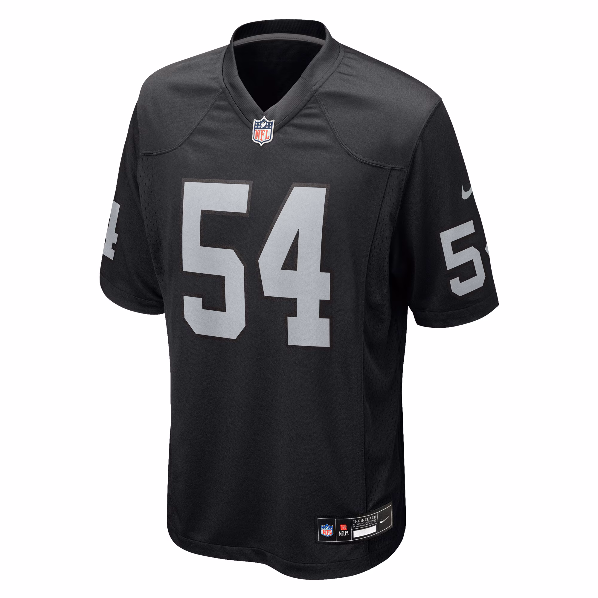 Men's Las Vegas Raiders Brennan Jackson  Black Team Game Jersey