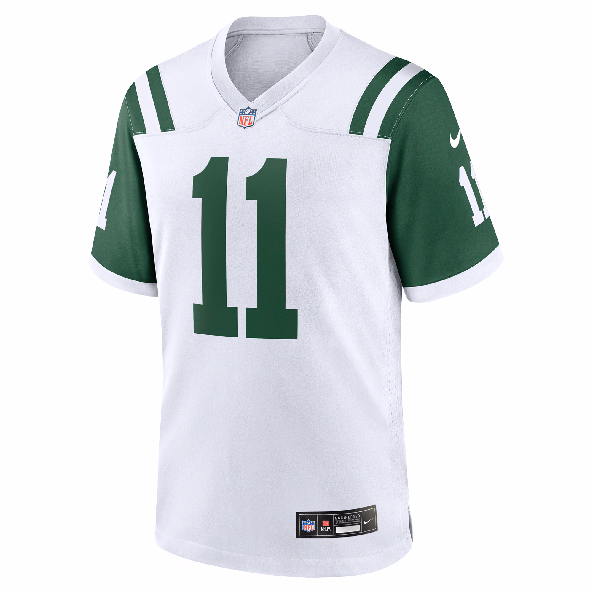 Men's New York Jets Jermaine Johnson II  White Classic Alternate Game Jersey
