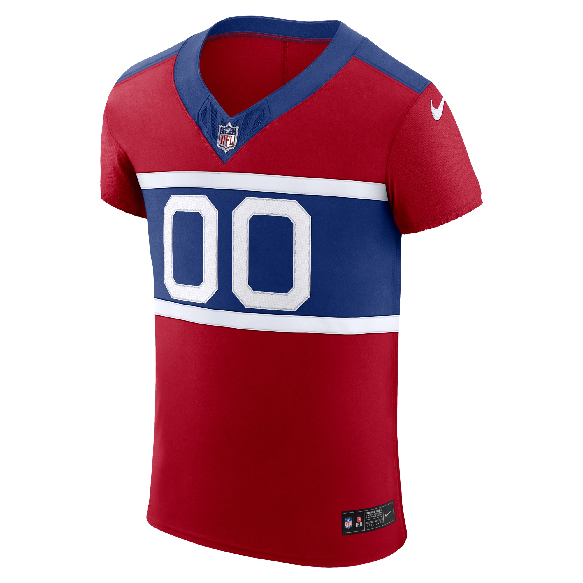 Men's New York Giants  Red Alternate Vapor F.U.S.E. Elite Custom Jersey