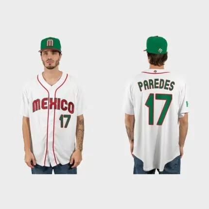 Isaac Paredes Mexico Baseball 2023 World Baseball Classic Jersey – White cheap jerseys for sale - CheapJerseys.Shop