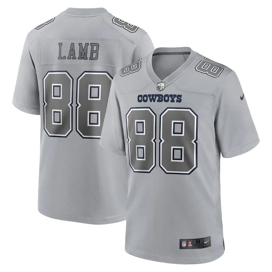 Dallas Cowboys #88 CeeDee Lamb Men's Gray Atmosphere Fashion Game Jersey cheap jerseys for sale - CheapJerseys.Shop