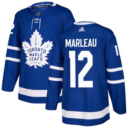 Maple Toronto Maple Leafs #12 Patrick Marleau Blue Home Authentic Stitched Jersey Men's cheap jerseys for sale - CheapJerseys.Shop