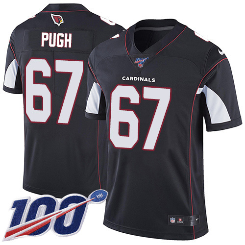 Arizona Cardinals #67 Justin Pugh Black Alternate Men's Stitched 100th Season Vapor Limited Jersey Men's cheap jerseys for sale - CheapJerseys.Shop