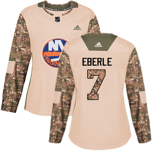 New York Islanders #7 Jordan Eberle Camo Authentic 2017 Veterans Day Women's Stitched Jersey Womens cheap jerseys for sale - CheapJerseys.Shop