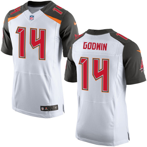 Buccaneers #14 Chris Godwin White Men's Stitched New Elite Jersey cheap jerseys for sale - CheapJerseys.Shop