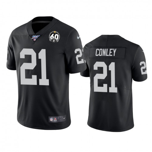 Las Vegas Raiders #21 Gareon Conley Black 60th Anniversary Vapor Limited Stitched 100th Season Jersey Men's cheap jerseys for sale - CheapJerseys.Shop