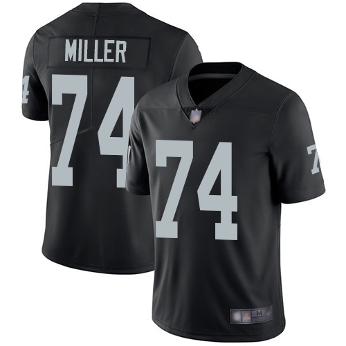 Las Vegas Raiders #74 Kolton Miller Black Team Color Men's Stitched Vapor Untouchable Limited Jersey Men's cheap jerseys for sale - CheapJerseys.Shop