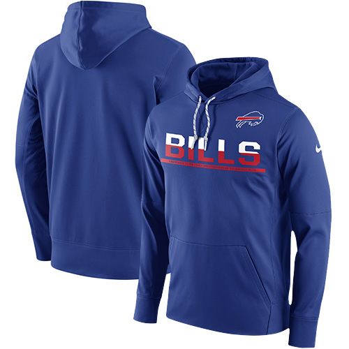 Men's Buffalo Bills Royal Sideline Circuit Pullover Performance Hoodie cheap jerseys for sale - CheapJerseys.Shop