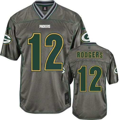 Packers #12 Aaron Rodgers Grey Youth Stitched Elite Vapor Jersey cheap jerseys for sale - CheapJerseys.Shop