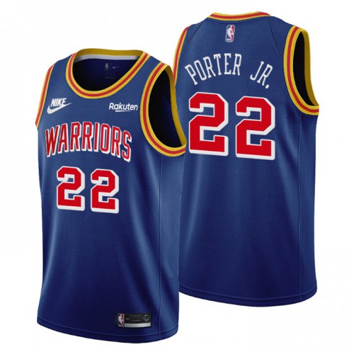 Golden State Golden State Warriors #22 Otto Porter Jr. Mens Releases Classic Edition 75th Anniversary Jersey Blue Mens cheap jerseys for sale - CheapJerseys.Shop