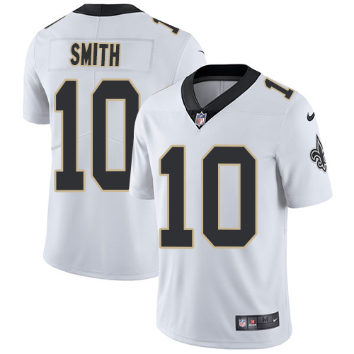 New Orleans Saints #10 Tre'Quan Smith White Youth Stitched Vapor Untouchable Limited Jersey Youth cheap jerseys for sale - CheapJerseys.Shop
