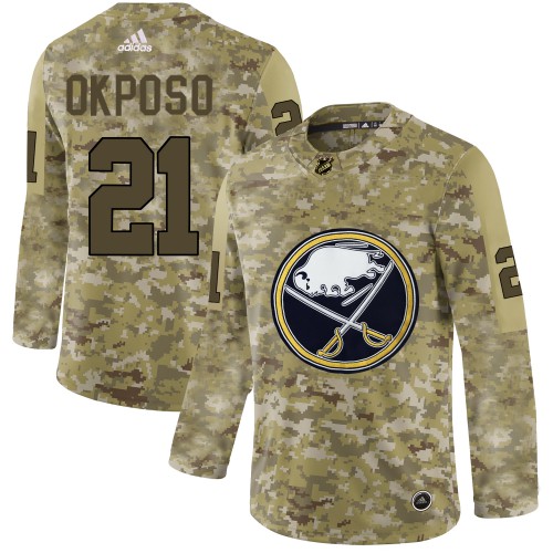 Buffalo Sabres #21 Kyle Okposo Camo Authentic Stitched Jersey Men's cheap jerseys for sale - CheapJerseys.Shop
