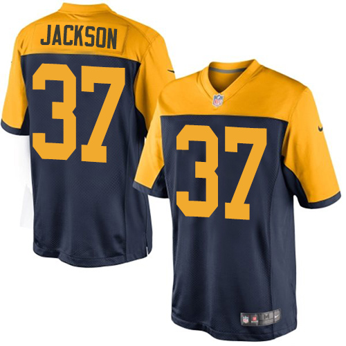 Green Bay Packers #37 Josh Jackson Navy Blue Alternate Youth Stitched New Limited Jersey Youth cheap jerseys for sale - CheapJerseys.Shop