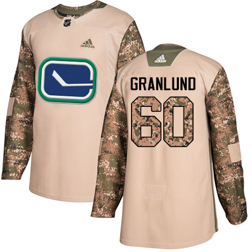 Vancouver Canucks #60 Markus Granlund Camo Authentic 2017 Veterans Day Stitched Jersey Men's cheap jerseys for sale - CheapJerseys.Shop