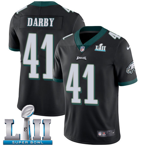 Philadelphia Eagles #41 Ronald Darby Black Alternate Super Bowl LII Youth Stitched Vapor Untouchable Limited Jersey Youth cheap jerseys for sale - CheapJerseys.Shop