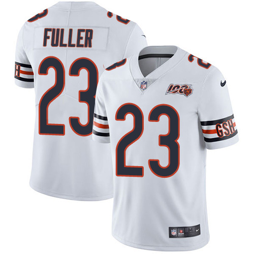 Chicago Bears #23 Kyle Fuller White Men's 100th Season Stitched Vapor Untouchable Limited Jersey Men's cheap jerseys for sale - CheapJerseys.Shop