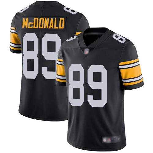 Pittsburgh Steelers #89 Vance McDonald Black Alternate Men's Stitched Vapor Untouchable Limited Jersey Men's cheap jerseys for sale - CheapJerseys.Shop