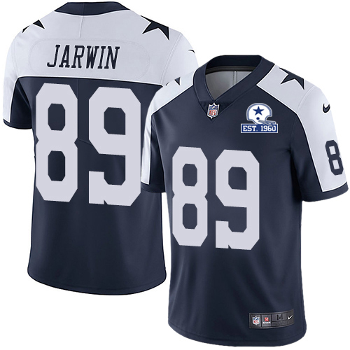 Dallas Cowboys #89 Blake Jarwin Navy Blue Thanksgiving Men's Stitched With Established In 1960 Patch Vapor Untouchable Limited Throwback Jersey Me cheap jerseys for sale - CheapJerseys.Shop
