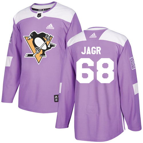 Pittsburgh Penguins #68 Jaromir Jagr Purple Authentic Fights Cancer Stitched Jersey Men's cheap jerseys for sale - CheapJerseys.Shop