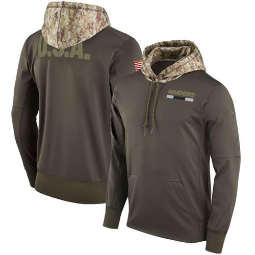 Youth Oakland Raiders Olive Salute To Service Sideline Therma Pullover Hoodie cheap jerseys for sale - CheapJerseys.Shop
