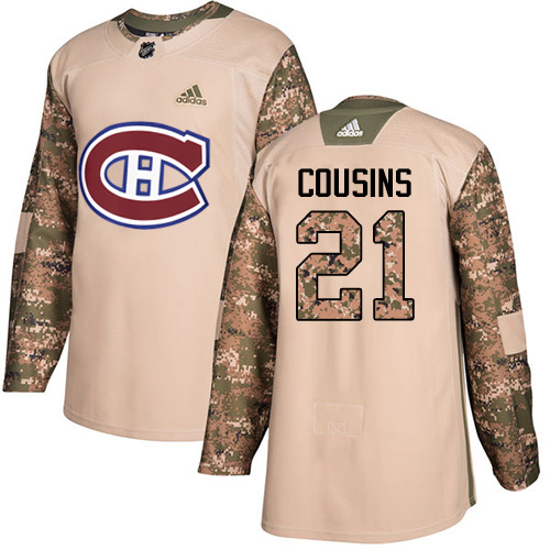 Montreal Canadiens #21 Nick Cousins Camo Authentic 2017 Veterans Day Stitched Jersey Men's cheap jerseys for sale - CheapJerseys.Shop