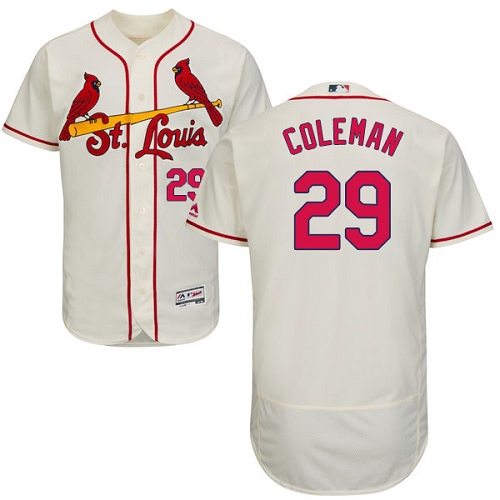 St.Louis Cardinals #29 Vince Coleman Cream Flexbase Authentic Collection Stitched Jersey Men's cheap jerseys for sale - CheapJerseys.Shop