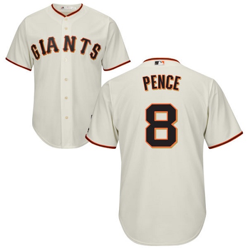 San Francisco Giants #8 Hunter Pence Cream Stitched Youth Jersey Youth cheap jerseys for sale - CheapJerseys.Shop
