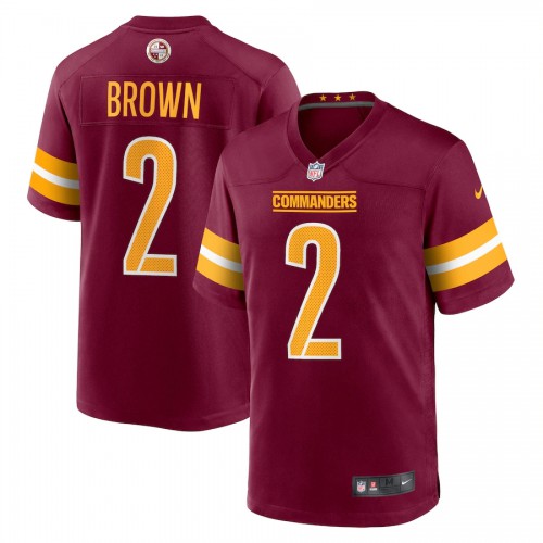 Washington Washington Commanders #2 Dyami Brown Burgundy Men's Game Jersey Men's cheap jerseys for sale - CheapJerseys.Shop
