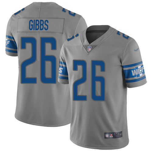 Lions #26 Jahmyr Gibbs Gray Youth Stitched Limited Inverted Legend Jersey cheap jerseys for sale - CheapJerseys.Shop