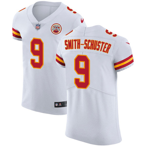 Chiefs #9 JuJu Smith-Schuster White Men's Stitched Vapor Untouchable Elite Jersey cheap jerseys for sale - CheapJerseys.Shop
