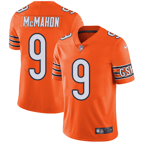 Chicago Bears #9 Jim McMahon Orange Men's Stitched Limited Rush Jersey Men's cheap jerseys for sale - CheapJerseys.Shop