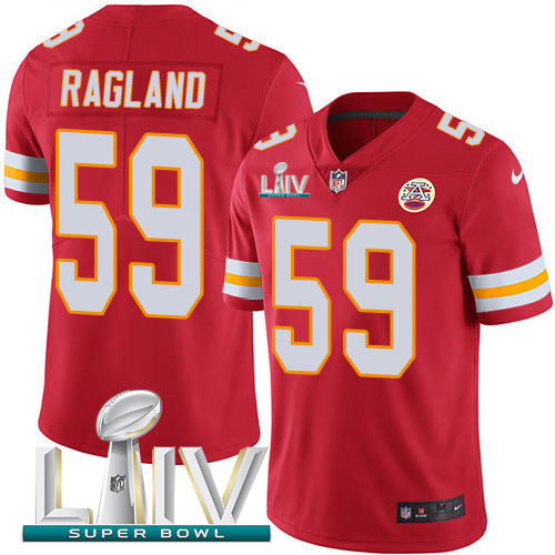 Kansas City Chiefs #59 Reggie Ragland Red Super Bowl LIV 2020 Team Color Men's Stitched Vapor Untouchable Limited Jersey Men's cheap jerseys for sale - CheapJerseys.Shop
