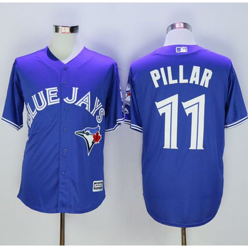 Toronto Blue Jays #11 Kevin Pillar Blue New Cool Base 40th Anniversary Stitched Jersey Men's cheap jerseys for sale - CheapJerseys.Shop