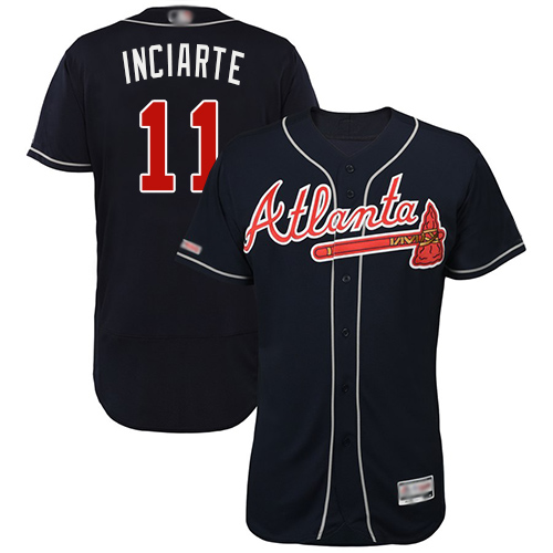 Atlanta Braves #11 Ender Inciarte Navy Blue Flexbase Authentic Collection Stitched Jersey Men's cheap jerseys for sale - CheapJerseys.Shop