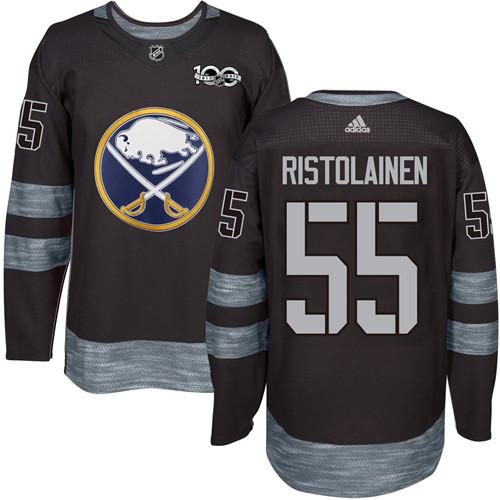 Buffalo Sabres #55 Rasmus Ristolainen Black 1917-2017 100th Anniversary Stitched Jersey Men's cheap jerseys for sale - CheapJerseys.Shop
