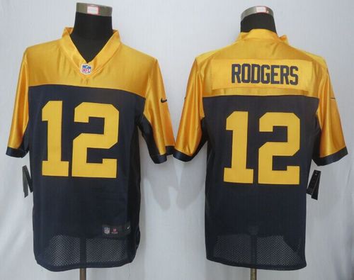 Packers #12 Aaron Rodgers Navy Blue Alternate Men's Stitched New Limited Jersey cheap jerseys for sale - CheapJerseys.Shop