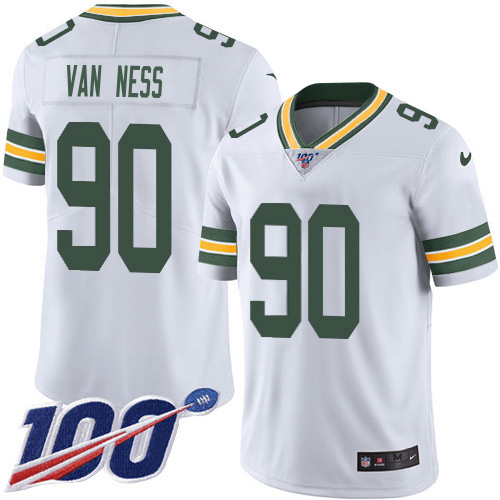 Packers #90 Lukas Van Ness White Youth Stitched 100th Season Vapor Untouchable Limited Jersey cheap jerseys for sale - CheapJerseys.Shop