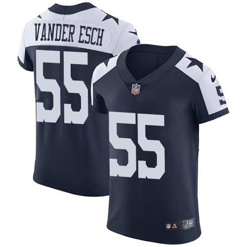 Cowboys #55 Leighton Vander Esch Navy Blue Thanksgiving Men's Stitched Vapor Untouchable Throwback Elite Jersey cheap jerseys for sale - CheapJerseys.Shop