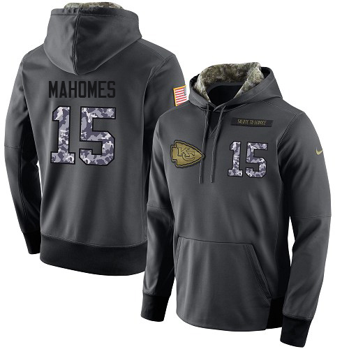 Men's Kansas City Chiefs #15 Patrick Mahomes Stitched Black Anthracite Salute To Service Player Performance Hoodie cheap jerseys for sale - CheapJerseys.Shop