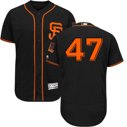 San Francisco Giants #47 Johnny Cueto Black Flexbase Authentic Collection Alternate Stitched Jersey Men's cheap jerseys for sale - CheapJerseys.Shop