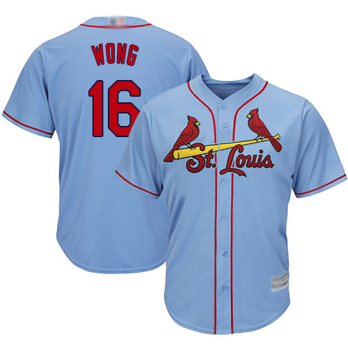St.Louis Cardinals #16 Kolten Wong Light Blue Cool Base Stitched Youth Jersey Youth cheap jerseys for sale - CheapJerseys.Shop