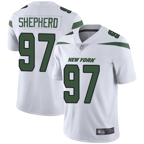 New York Jets #97 Nathan Shepherd White Men's Stitched Vapor Untouchable Limited Jersey Men's cheap jerseys for sale - CheapJerseys.Shop