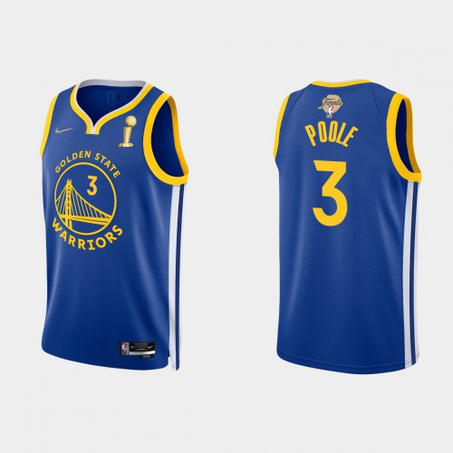 Golden State Golden State Warriors #3 ordan Poole Mens Blue 2021-22 Finals Champions Swingman Jersey Mens cheap jerseys for sale - CheapJerseys.Shop