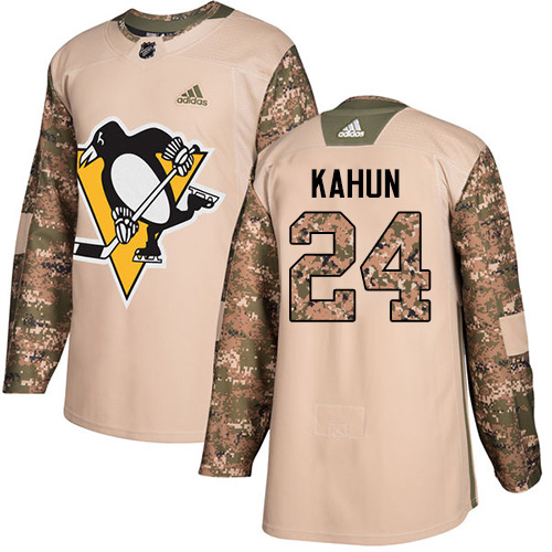 Pittsburgh Penguins #24 Dominik Kahun Camo Authentic 2017 Veterans Day Stitched Youth Jersey Youth cheap jerseys for sale - CheapJerseys.Shop