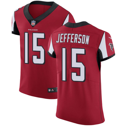 Falcons #15 Van Jefferson Red Team Color Men's Stitched Vapor Untouchable Elite Jersey cheap jerseys for sale - CheapJerseys.Shop
