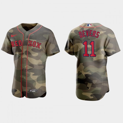 Boston Boston Red Sox #11 Rafael Devers Men's 2021 Armed Forces Day Authentic Jersey -Camo Men's cheap jerseys for sale - CheapJerseys.Shop