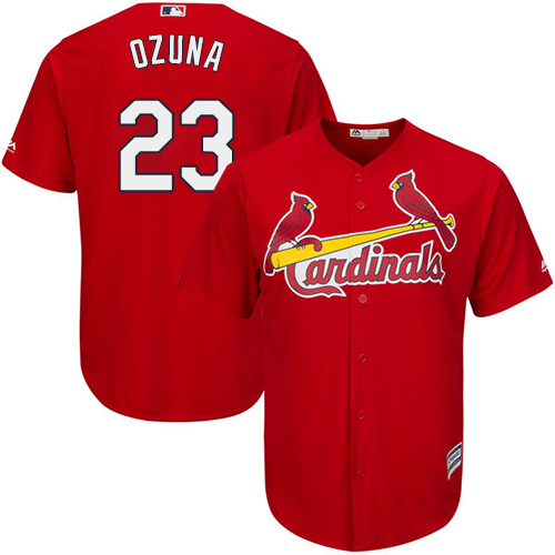 St.Louis Cardinals #23 Marcell Ozuna Red Cool Base Stitched Youth Jersey Youth cheap jerseys for sale - CheapJerseys.Shop