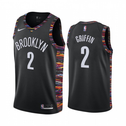 Brooklyn Nets #2 Blake Griffin Black Youth Swingman City Edition 2018/19 Jersey Youth cheap jerseys for sale - CheapJerseys.Shop